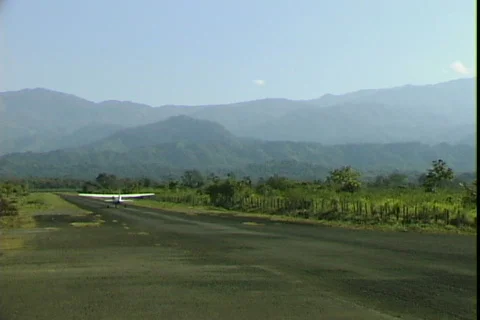 Small Plane Take-off Stock Footage 820345
