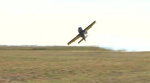 Small plane.mp4 Stock Footage 761857