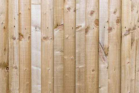 Small plank sectioned fence panel long background Stock Photos