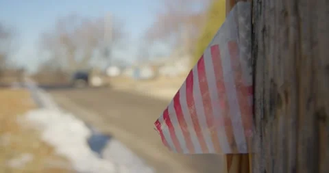 Small Plastic American Flag Video stock 234147886