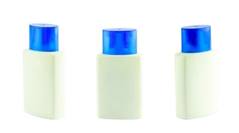 Small plastic bottle 库存照片