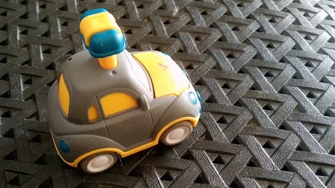 Small Plastic Toy Car Designed for Toddlers Stock Footage 340538400