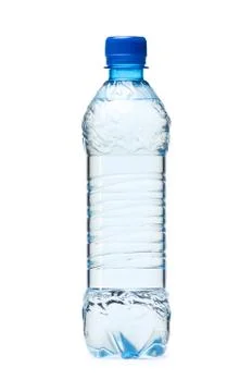 Small plastic water bottle Stock Photos