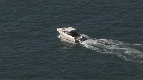 Small pleasure craft Stock Footage 56776810