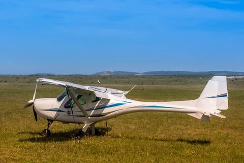 Small pleasure plane Stock Photos
