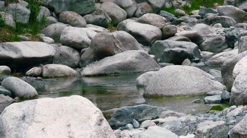 Small pond among rocks Video stock 243085158