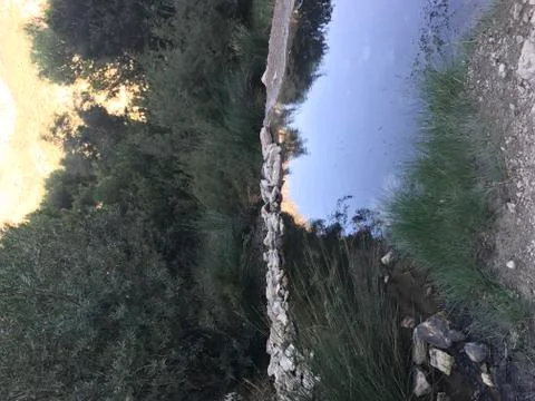 Small pond in the mountains Stock Photos