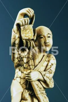 Small porcelain figure Stock Photos