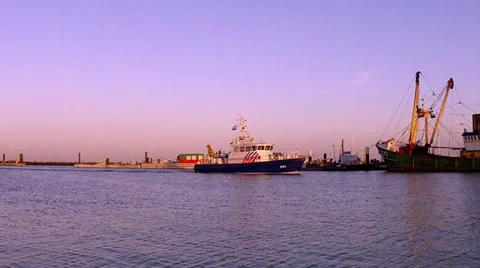 Small port Stock Footage 35757727