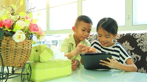 Small portable computer Stock Footage 37106494