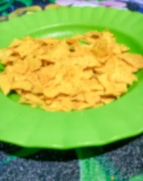 Small potato chips Stock Photos