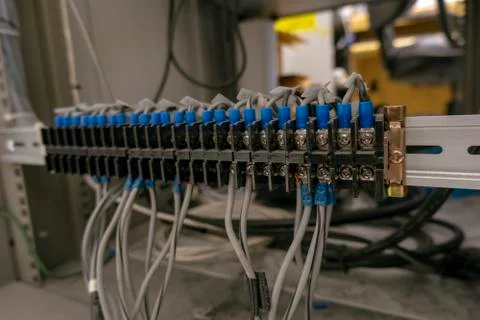 Small power cable Stock Photos