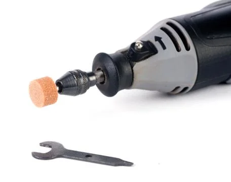 Small power tool with grinder Stock Photos