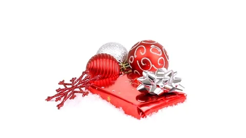 Small Present Christmas Stock Footage 98679807