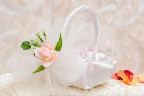 Small pretty basket Stock Photos