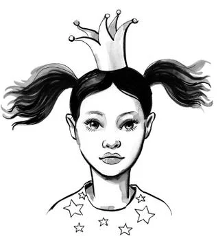Small princess Stock Illustration