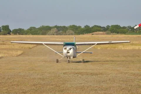 Small private plane Stock Photos