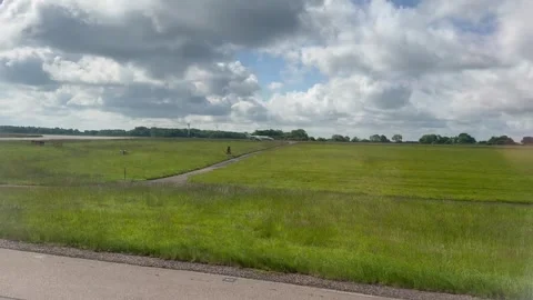 Small privet jet plane ready to takeoff Stock Footage 276554060