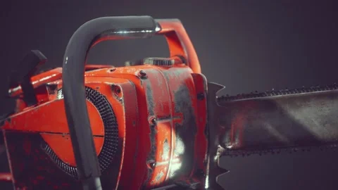 Small Professional Chain Saw Video stock 138092490