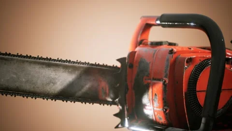 Small Professional Chain Saw 库存影片 141028021