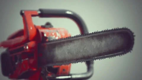 Small Professional Chain Saw Vídeo Stock 146210442