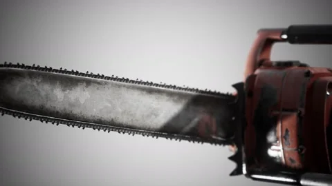 Small Professional Chain Saw Vídeo Stock 159741684