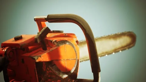Small Professional Chain Saw Vídeos de archivo 166944799