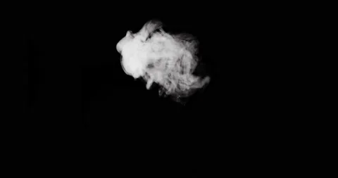 A small puff of smoke appears and drifts upwards in the center of the Stock Footage 219016472