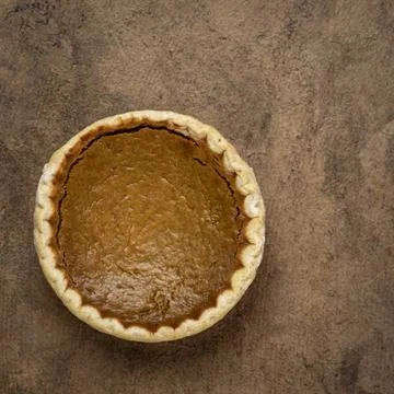 Small pumpkin pie Foto stock