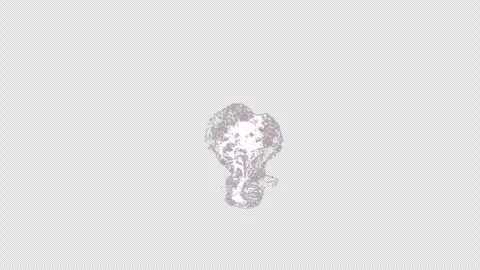 Small Purple Dust Burst With Alpha Channel Video stock 339302305