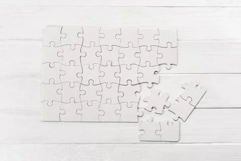 Small puzzle sample Stock Photos