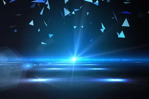 Small pyramids on technical background Stock Illustration
