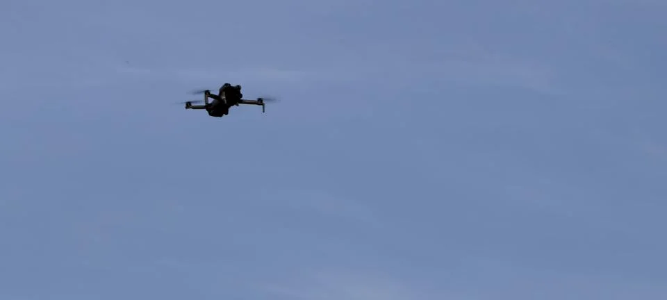 Small quadcopter drone flying 写真素材