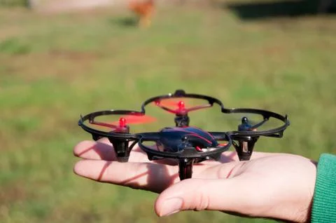 Small quadrocopterrel Stock Photos