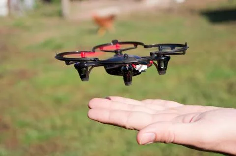 Small quadrocopterrel Stock Photos