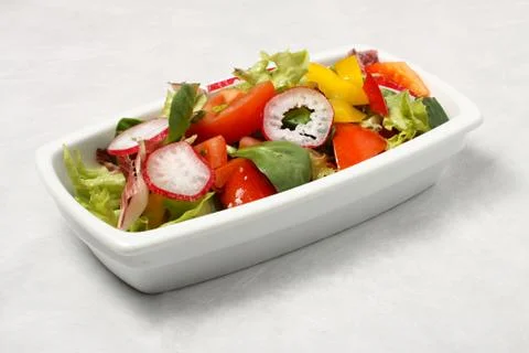 Small radish salad Stock Photos