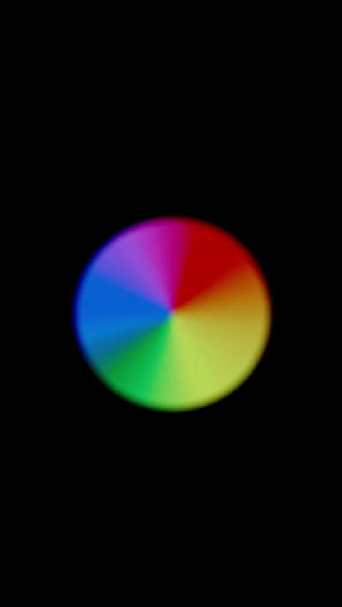Small Rainbow Loading Wheel, featuring a vibrant circular pattern with 動画素材 283399109
