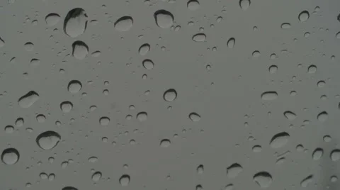 Small raindrops form larger ones 스톡 동영상 52128131
