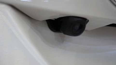 Small rear view camera on car trunk 動画素材 88960506