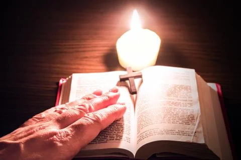 Small red Bible Stock Photos