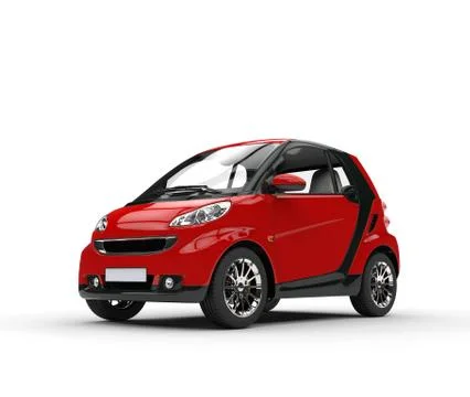 Small Red Car Stock Illustration