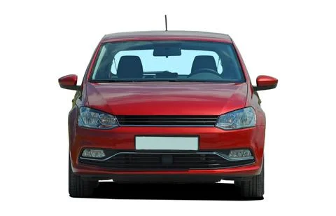 Small red car Foto stock