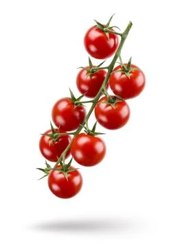 Small red cherry tomatoes. Foto stock