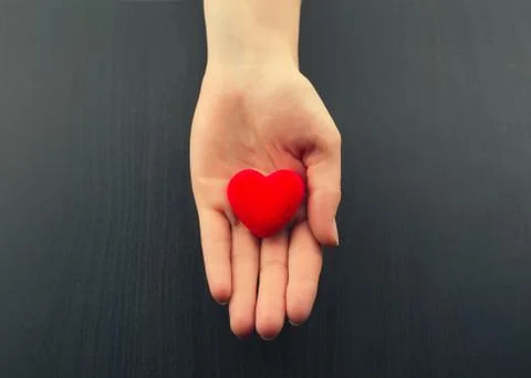Small Red Heart Stock Photos