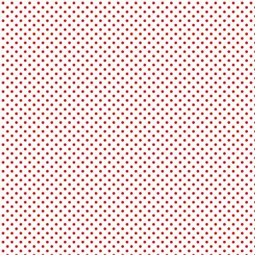 Small red polka dots on white pattern 库存插图