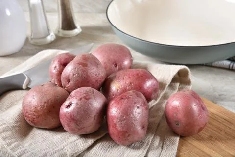 Small red potatoes Stock Photos