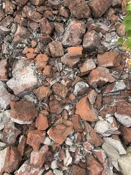 Small red rocks Stock Photos