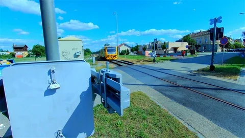 Small Regional Train in the City Stock-Footage 115659212