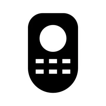 Small remote control icon. Vector. Stock Illustration