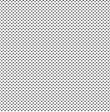 Small repeating symmetrical half dots pattern texture on white Stock Illustration